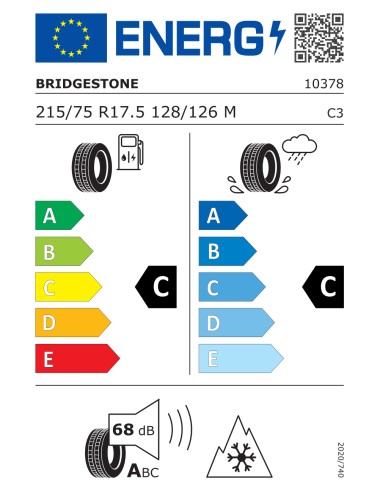 Bridgestone R-STEER 002 215/75 R17 128/126 M