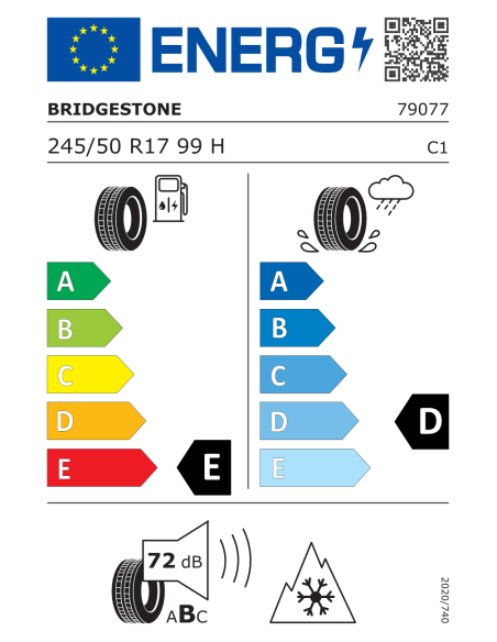 Bridgestone LM25 245/50 R17 99 H RUNFLAT