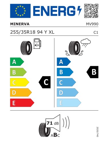 Minerva F205 255/35 R18 94 Y EXTRALOAD