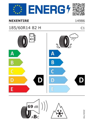 Roadstone N PRIZ 4 SEASON 185/60 R14 82 H
