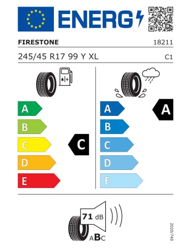 Firestone ROADHAWK 245/45 R17 99 Y EXTRALOAD