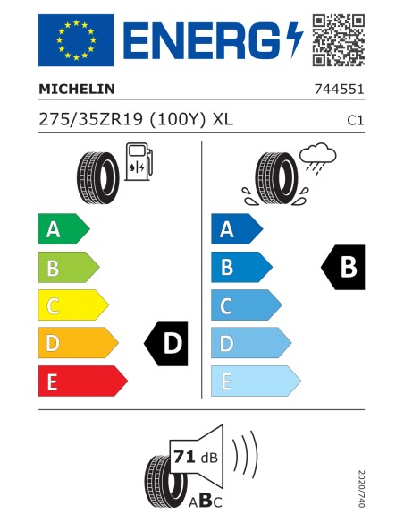 Michelin Pilot Super Sport 275/35 R19 100 Y EXTRALOAD