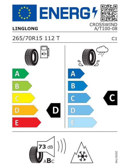 Linglong CROSSWIND A/T100 265/70 R15 112 T