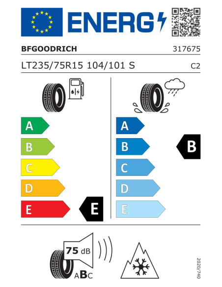 Bfgoodrich ALL TERRAIN T/A 235/75 R15 104 S