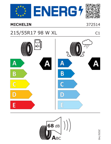 Michelin PRIMACY-4 S1 215/55 R17 98 W EXTRALOAD