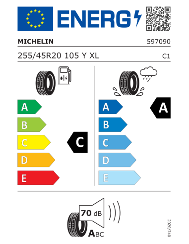 Michelin LATITUDE SPORT 3 MO XL 255/45 R20 105 Y EXTRALOAD