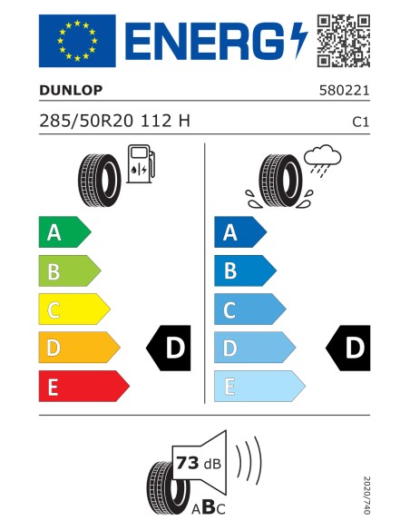 Dunlop AT5 GRANDTREK 285/50 R20 112 H