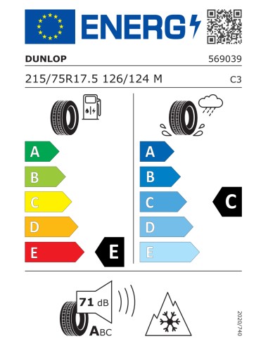 Dunlop SP346 215/75 R17.5 126/124 M