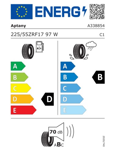 Aptany RA302 225/55 R17 97 W RUNFLAT