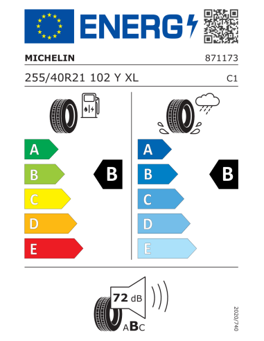 Michelin PILOT SPORT-4 SUV 255/40 R21 102 Y EXTRALOAD