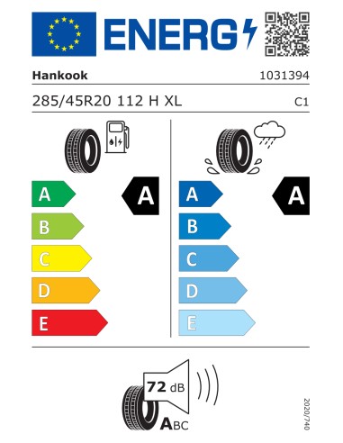Hankook ION EVO SUV 285/45 R20 112 H EXTRALOAD