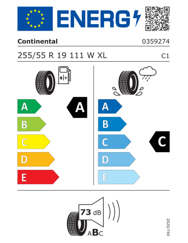 Continental Cross Contact LX Sport 255/55 R19 111 W EXTRALOAD