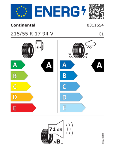 Continental ECO 6 215/55 R17 94 V