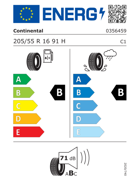 Continental ECO 5 205/55 R16 91 H