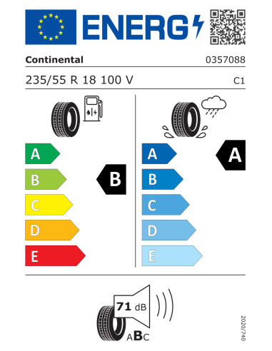 Continental Premium 6 FR 235/55 R18 100 V
