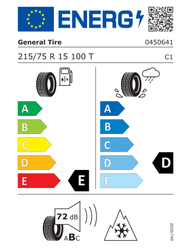 General GRABBER AT3 FR 215/75 R15 100 T