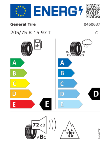 General GRABBER AT3 FR 205/75 R15 97 T