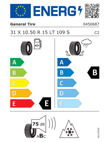 General GRABBER AT3 OWL 311/05 R15 109 S