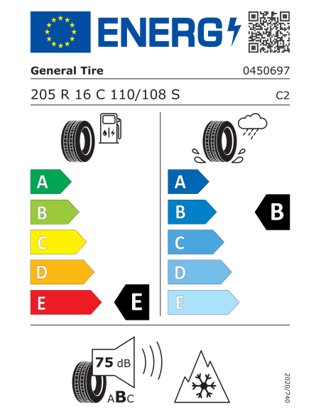 General GRABBER AT3 FR 205/80 R16 110/108 S