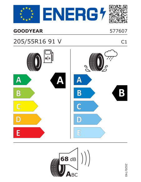 GoodYear EFFICIENTGRIP PERFORMANCE 205/55 R16 91 V