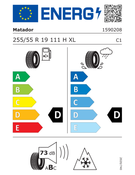 Matador MP72 IZZARDA A/T 2 255/55 R19 111 H EXTRALOAD