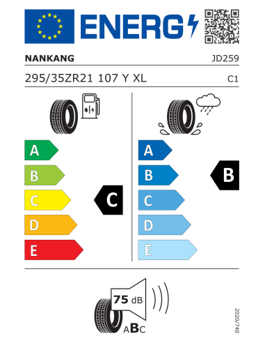 Nankang SP-9 295/35 R21 107 Y EXTRALOAD