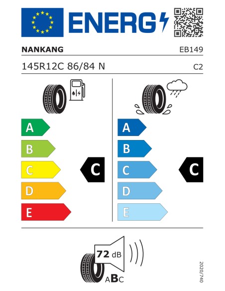 Nankang VAN CW-25 145/80 R12 86 N