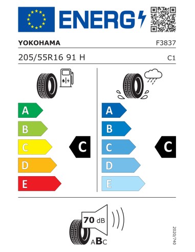 Yokohama C-DRIVE 2 MO 205/55 R16 91 H
