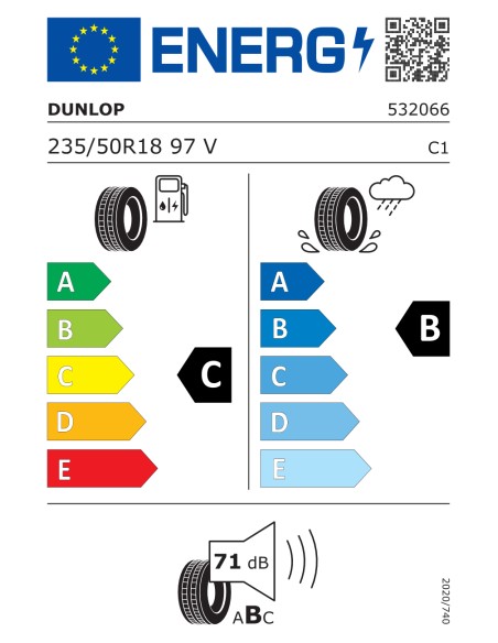 Dunlop SP.MAXX RT2 SUV 235/50 R18 97 V