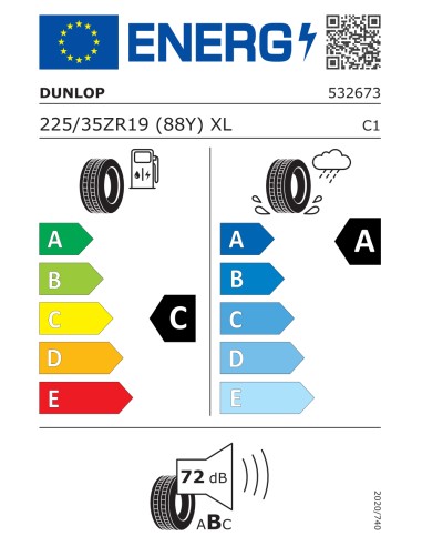 Dunlop SP.MAXX RT 2 XL 225/35 R19 88 Y EXTRALOAD