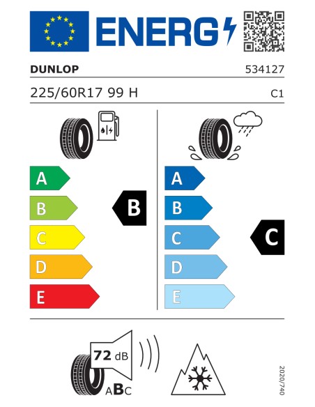Dunlop SP WINTER SPORT 4D 225/60 R17 99 H