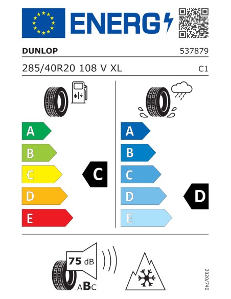 Dunlop WINTER SPORT 5 SUV XL MFS MO 285/40 R20 108 V