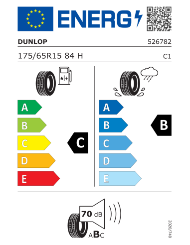 Dunlop SP Sport FastResponse 175/65 R15 84 H