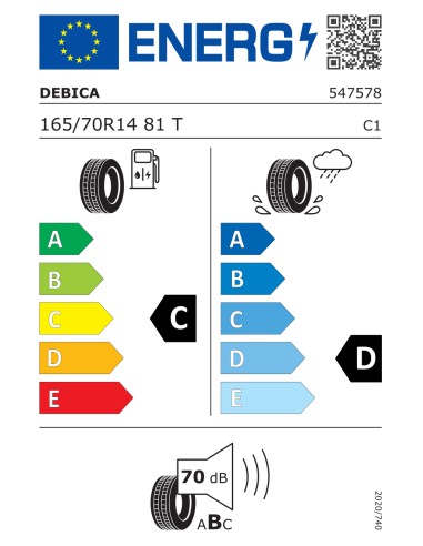 Debica PASSIO 2 165/70 R14 81 T