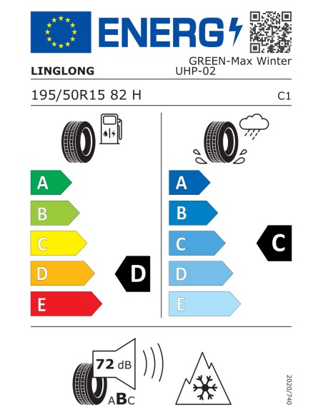 Linglong GREEN-MAX WINTER UHP 195/50 R15 82 H