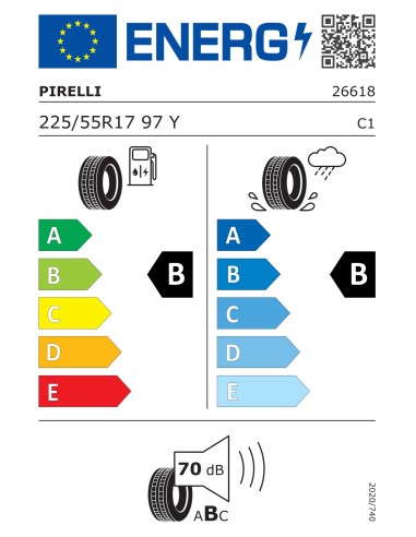 Pirelli CINTURATO P7* MO 225/55 R17 97 Y