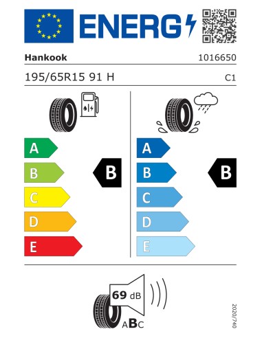 Hankook K425 KINERGY ECO 195/65 R15 91 H