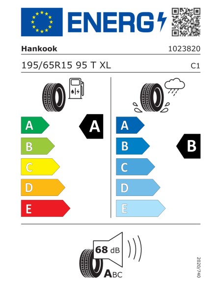 Hankook K435 VW XL 195/65 R15 95 T EXTRALOAD