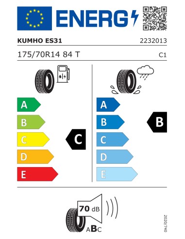 Kumho ES31 175/70 R14 84 T