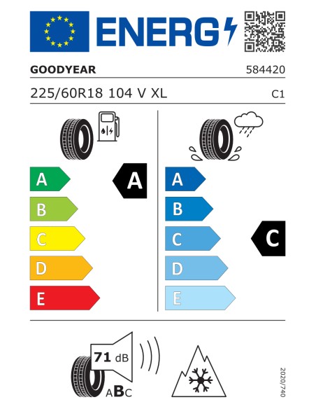 GoodYear Vector 4Seasons G3 SUV 225/60 R18 104 V EXTRALOAD