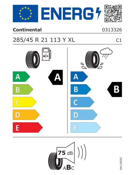 Continental SportContact 6 285/45 R21 113 Y EXTRALOAD