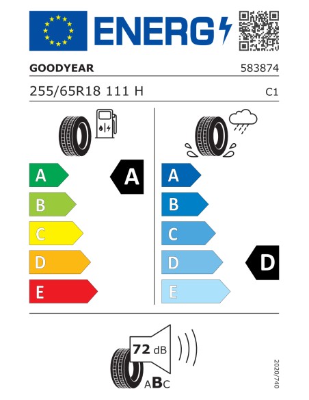 GoodYear Wrangler Territory HT 255/65 R18 111 H