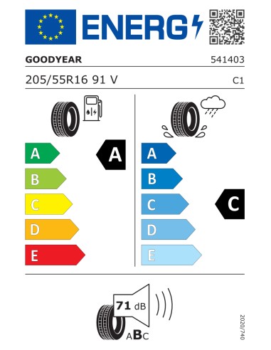 GoodYear EFFICIENTGRIP PERFORMANCE (FIAT) 205/55 R16 91 V