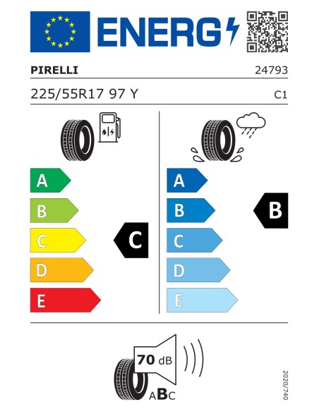 Pirelli P7 CINTURATO 225/55 R17 97 Y RUNFLAT