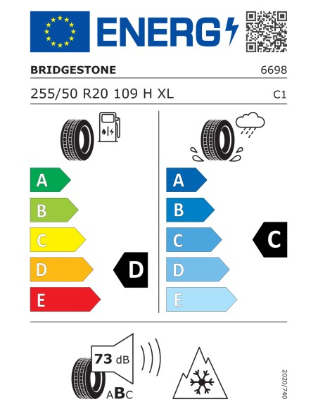 Bridgestone Blizzak LM80 Evo AO 255/50 R20 109 H EXTRALOAD