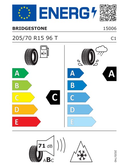Bridgestone BLIZZAK LM005 205/70 R15 96 T