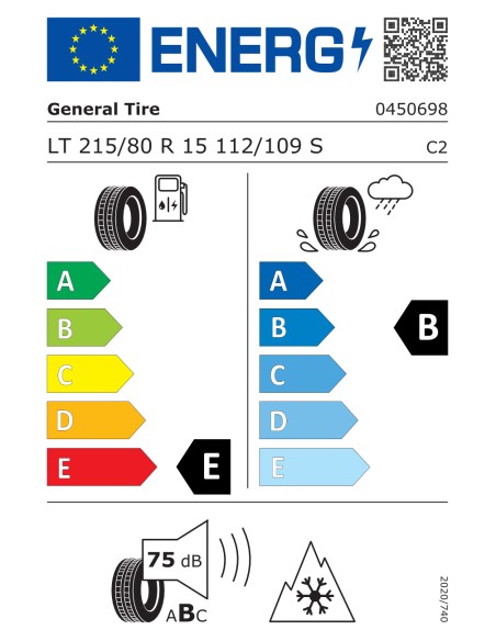 General Grabber AT3 215/80 R15 112/109 S