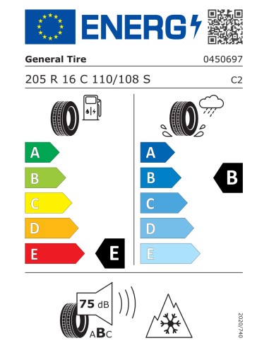 General Grabber AT3 205/80 R16 110 S